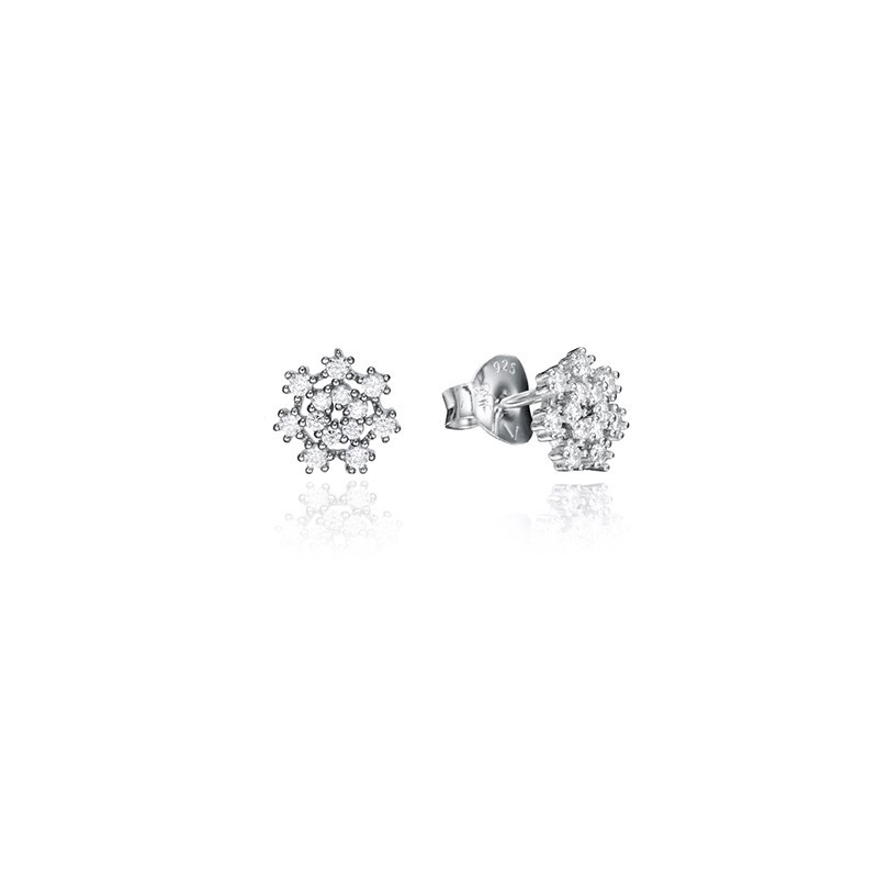 Pendientes Viceroy 71042E000-38 Flores Plata De Ley Mujer