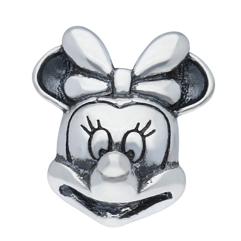 Charm retrato minnie plata de ley