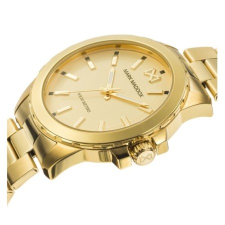 Reloj Mark Maddox hombre acero dorado