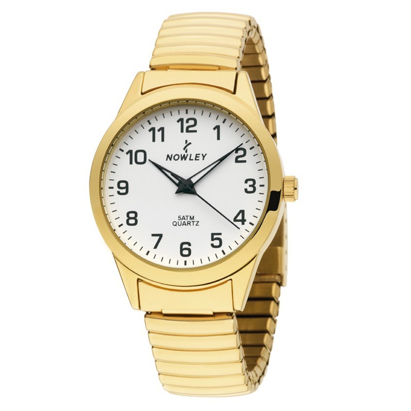 Reloj Nowley Analógico acero dorado mujer