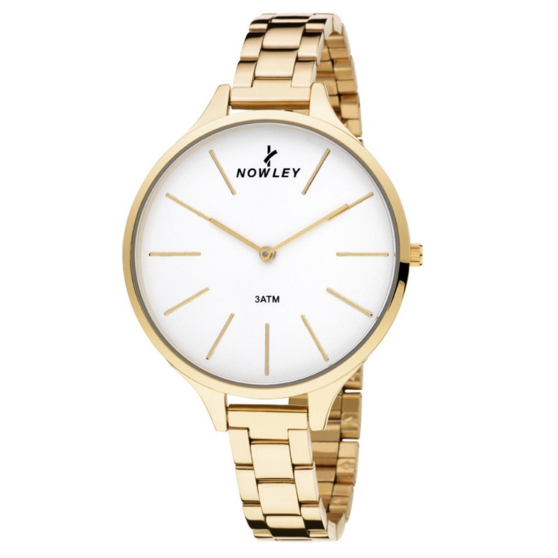 Reloj Nowley Analógico acero dorado mujer