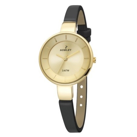 Reloj Nowley piel negro mujer