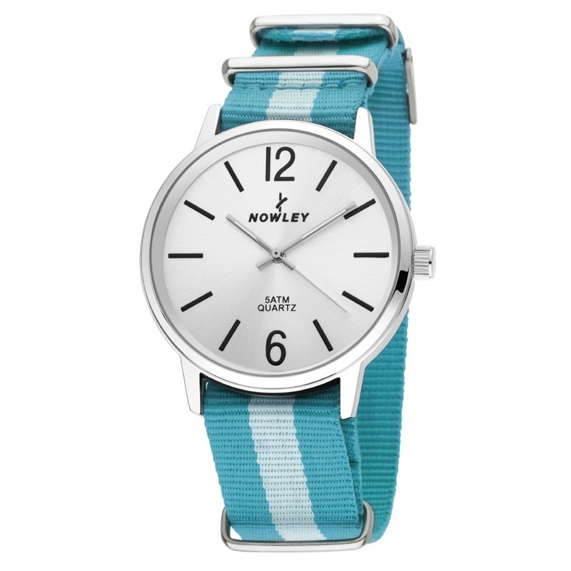 Reloj Nowley tonos azules mujer nylon