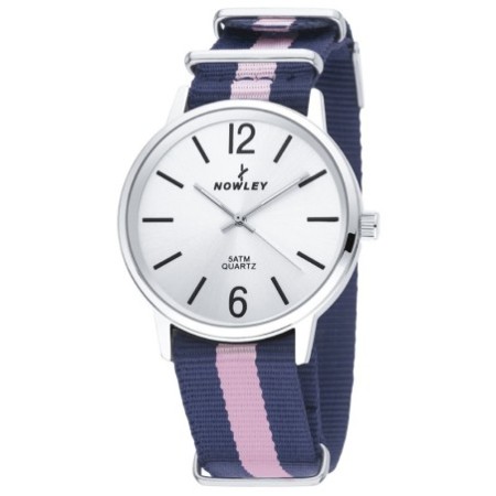 Reloj Nowley rosa y azul mujer nylon