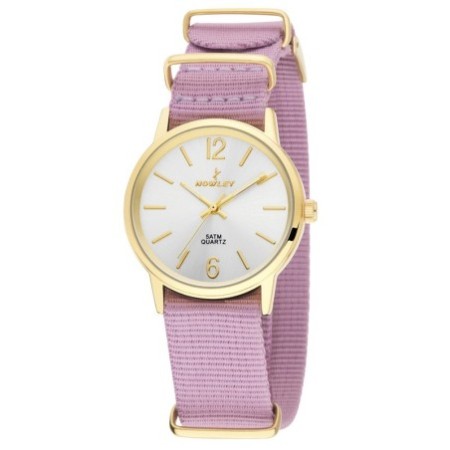 Reloj Nowley rosa nylon