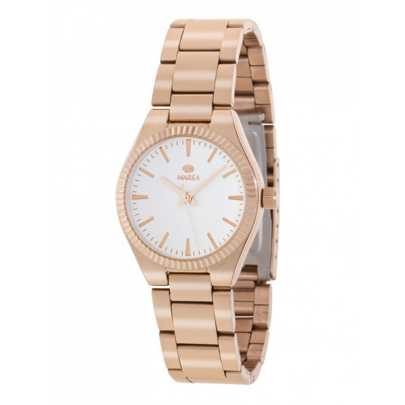 Reloj Analógico Marea B21168/9 Mujer Acero Rosado