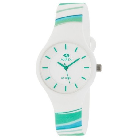 Reloj Analógico Marea B35325/32 Mujer Blanco/Turquesa