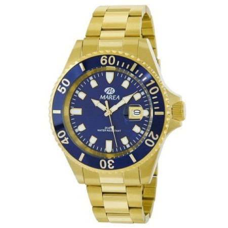 Reloj Analógico Hombre B36094/20 Marea Dorado Esfera Azul