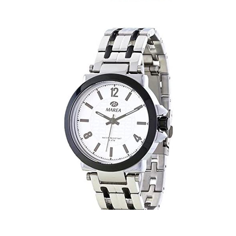 Reloj Analógico Marea B54082/2 Hombre Acero Bicolor Negro