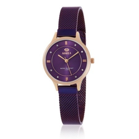 Reloj Analógico Marea B54138-7 Mujer Morado Malla