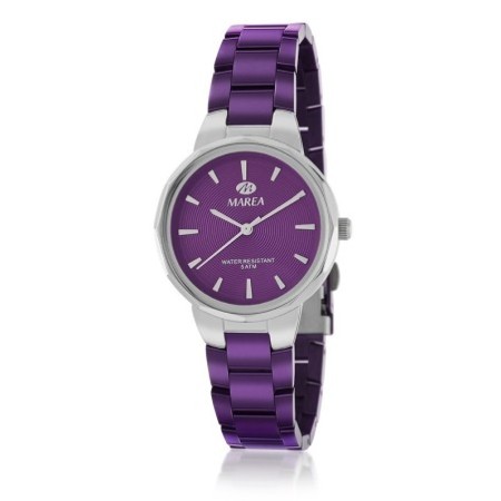 Reloj Analógico Marea B54168/3 Mujer Morado Metalico