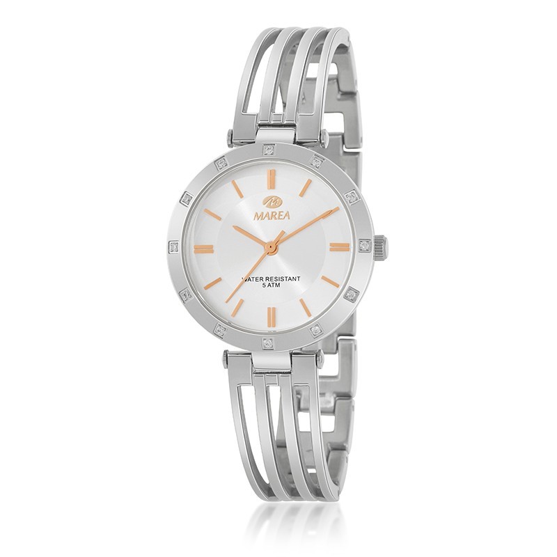 Reloj Analógico Marea B54169/1 Mujer Plateado