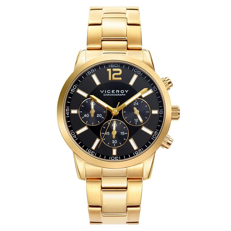 Reloj Analógico Viceroy 471051-95 Acero Dorado Hombre