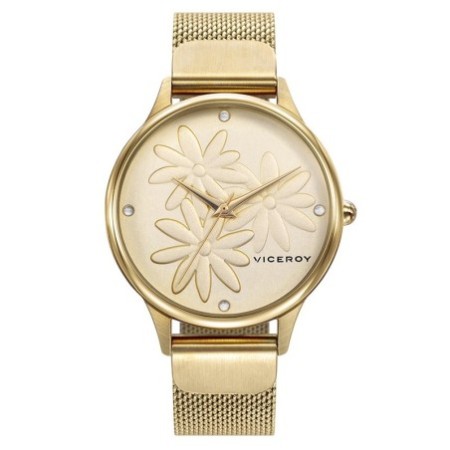 Reloj Analógico Viceroy 461120-97 Malla Dorado Mujer