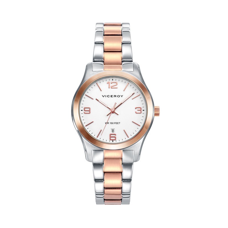 Reloj Analógico Viceroy 401086-95 Acero Bicolor Mujer