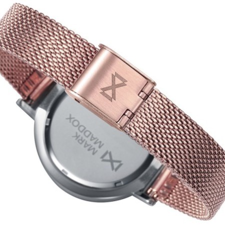 Reloj Mark Maddox analógico mujer malla rosado