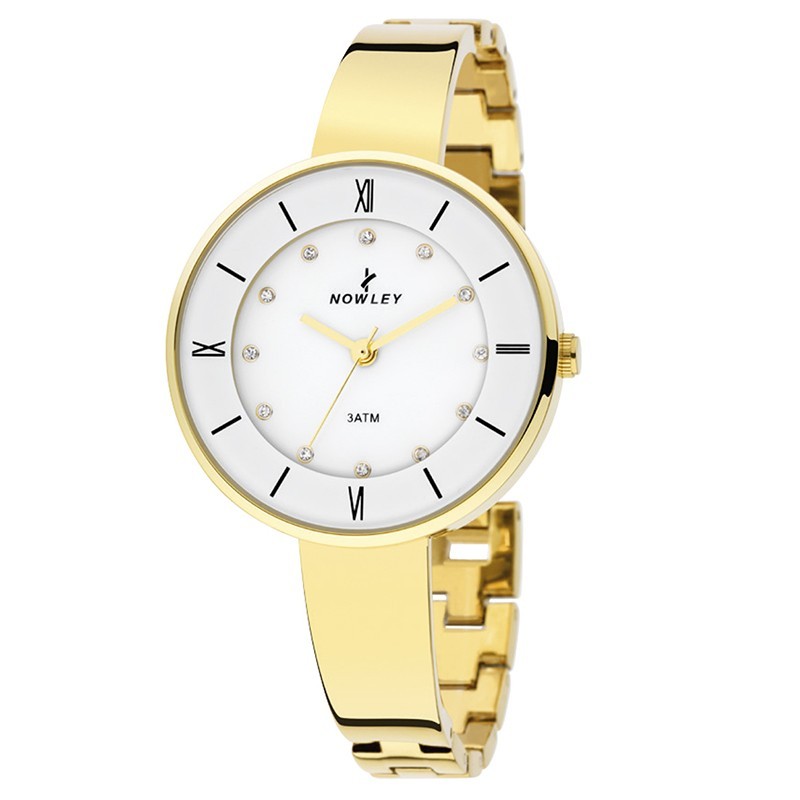 Reloj Nowley analógico acero dorado mujer