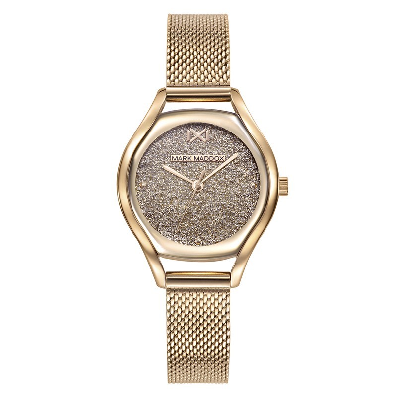 Reloj Mark Maddox analógico mujer acero dorado