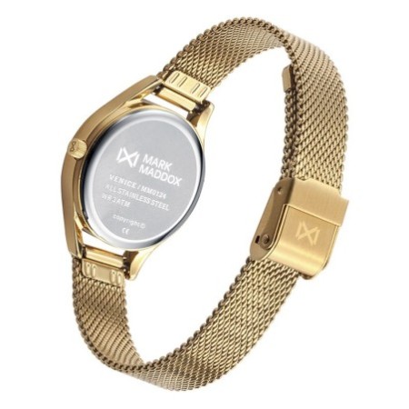 Reloj Mark Maddox analógico mujer acero dorado