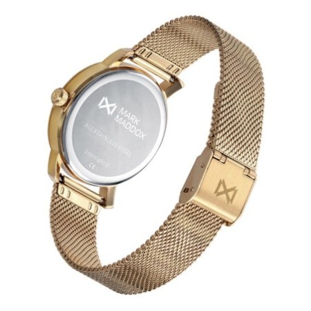 Reloj Mark Maddox analógico mujer acero dorado