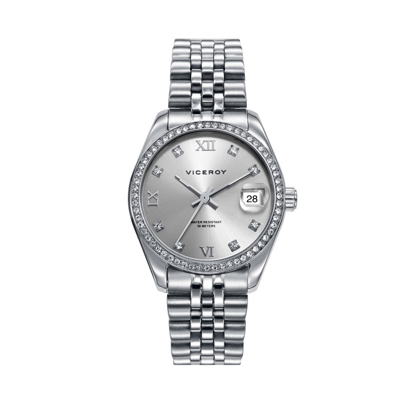 Reloj Viceroy 42416-83 Acero Plateado Circonitas Mujer