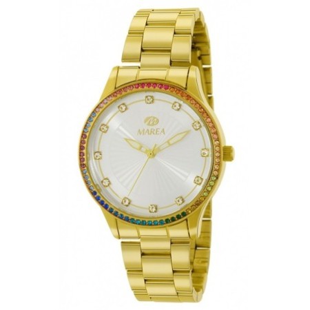 Reloj Analógico Marea B41289/5 Mujer Dorado Circonitas