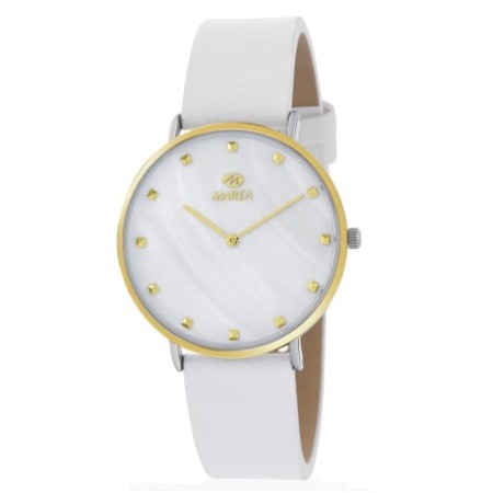 Reloj Analógico Marea B41309/4 Mujer Piel Blanco