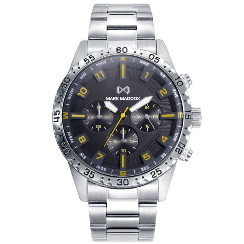 Reloj Mark Maddox acero plateado hombre