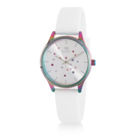 Reloj Analógico Marea B41323/5 Mujer Blanco Circonitas