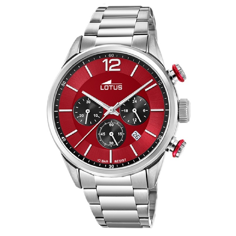 Reloj Lotus 18688/5  Hombre Acero Rojo