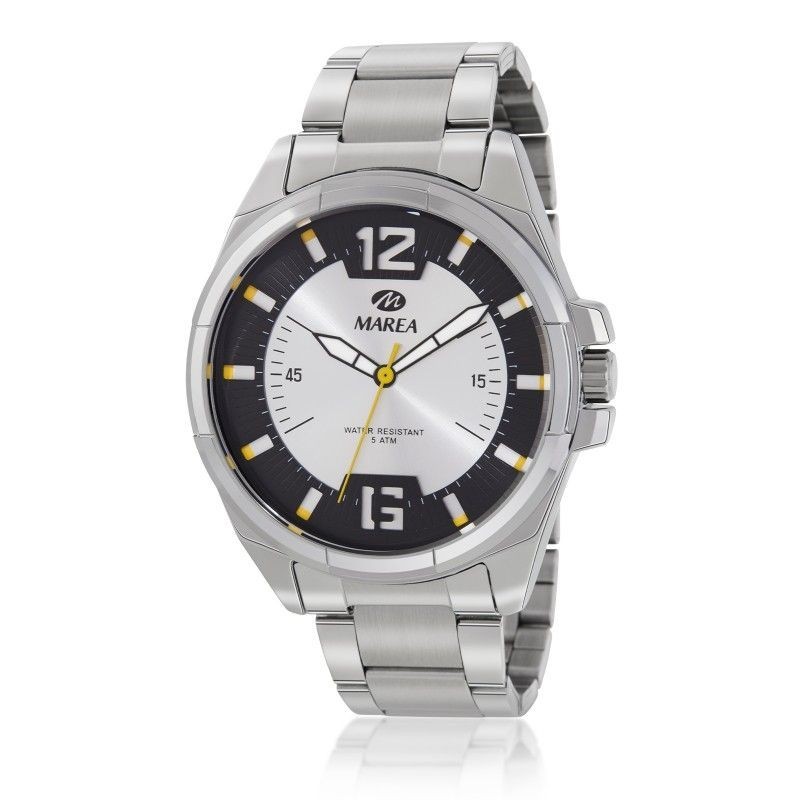 Reloj Analógico Marea B54212/3 Hombre Acero Plateado