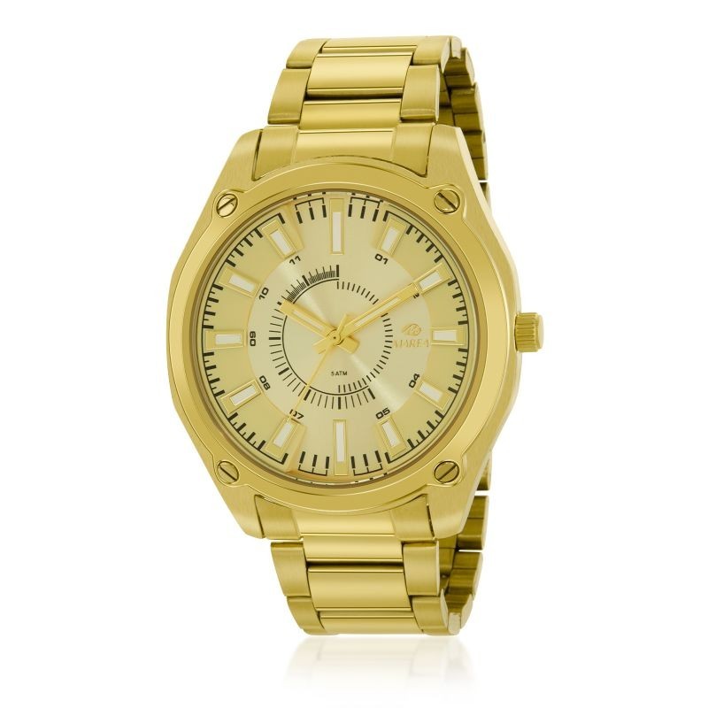 Reloj Analógico Marea B41347/4 Hombre Dorado