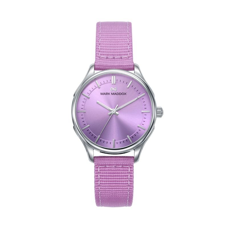 Reloj Mark Maddox MC1000-97 analógico mujer lila