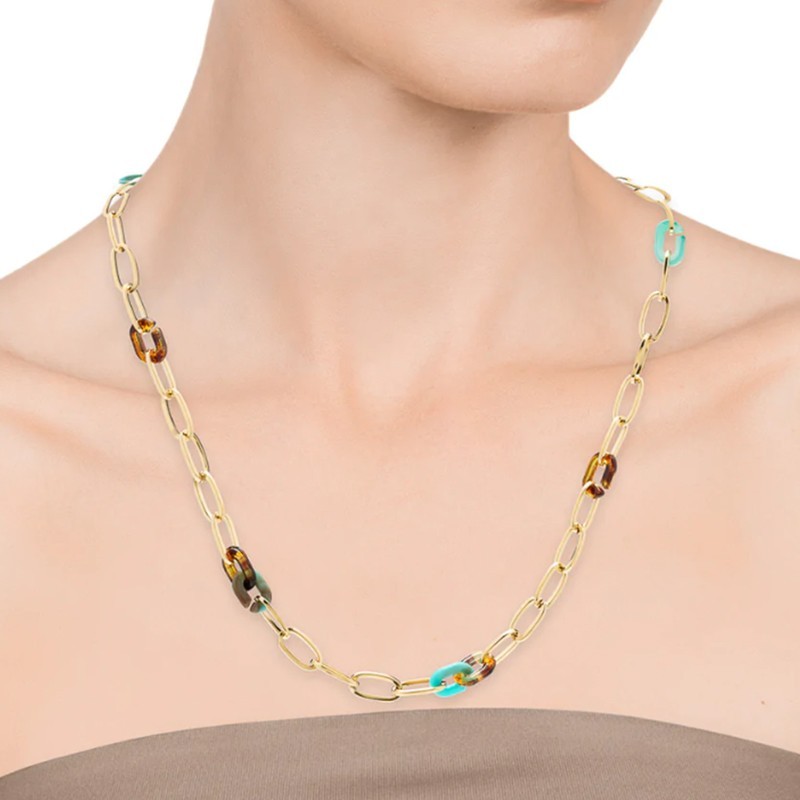 Collar Viceroy 1399C01012 Colores Acero Dorado