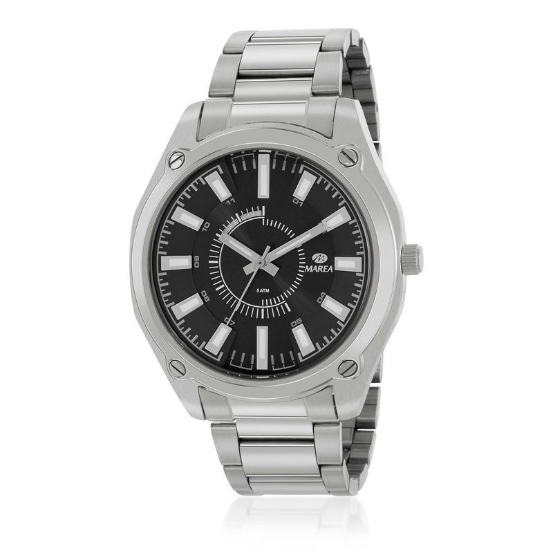 Reloj Analógico Marea B41347/2 Hombre Acero Plateado