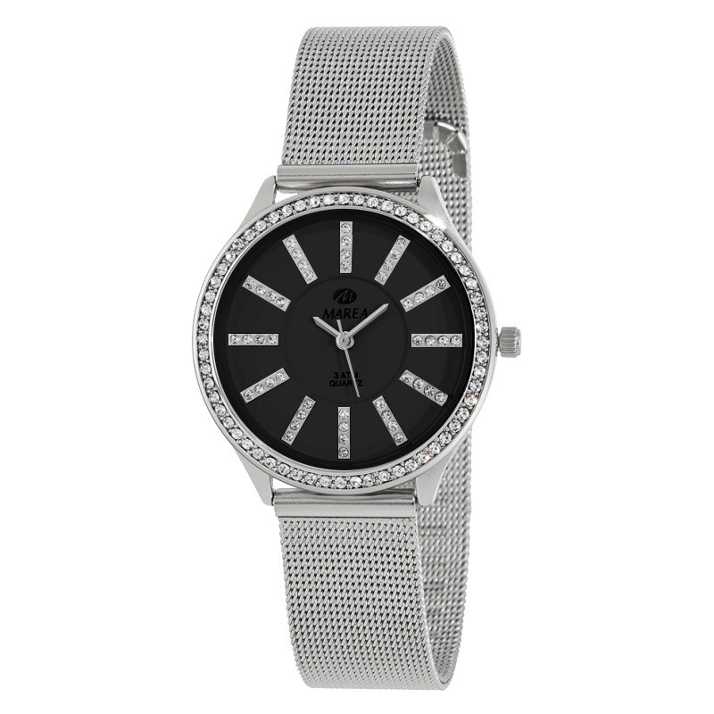 Reloj Analógico Marea B21149/2 Mujer Esfera Negra