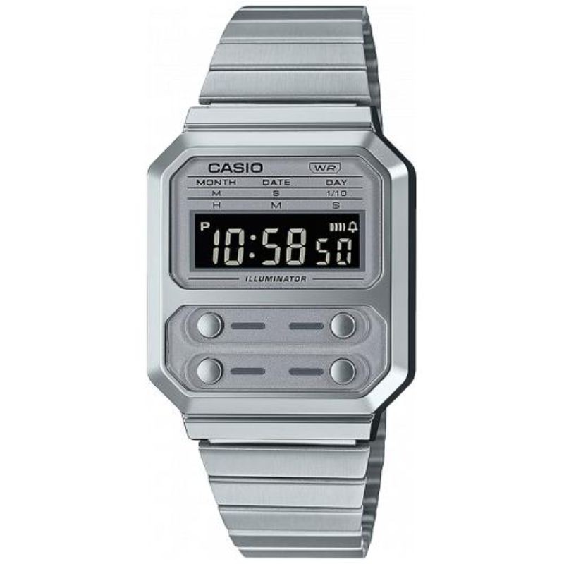 Reloj Casio Digital A100WE-7BEF Alien Vintage