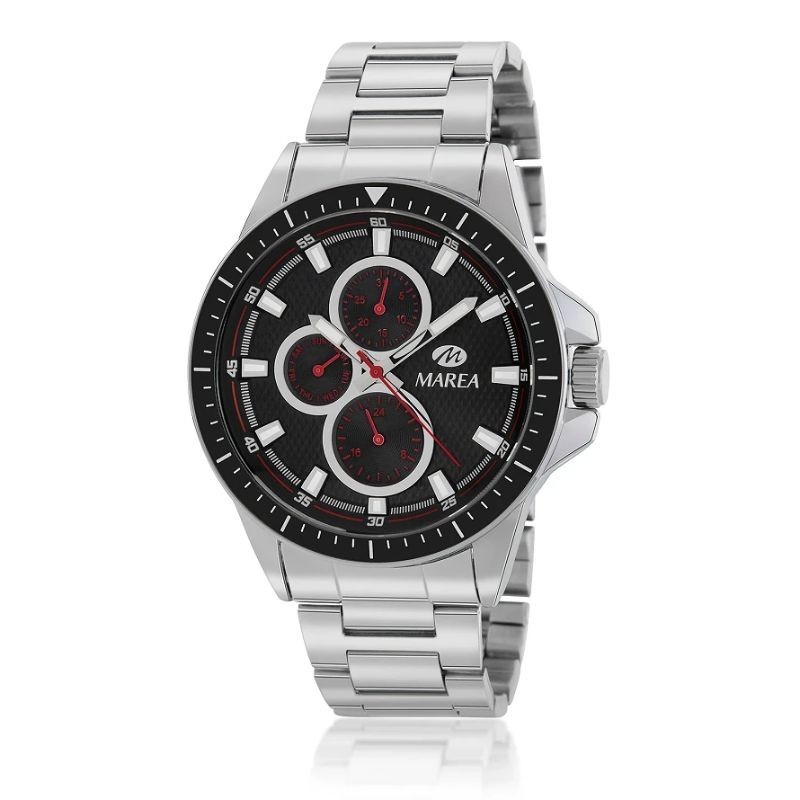 Reloj Analógico Marea B41317/1 Hombre Acero Plateado