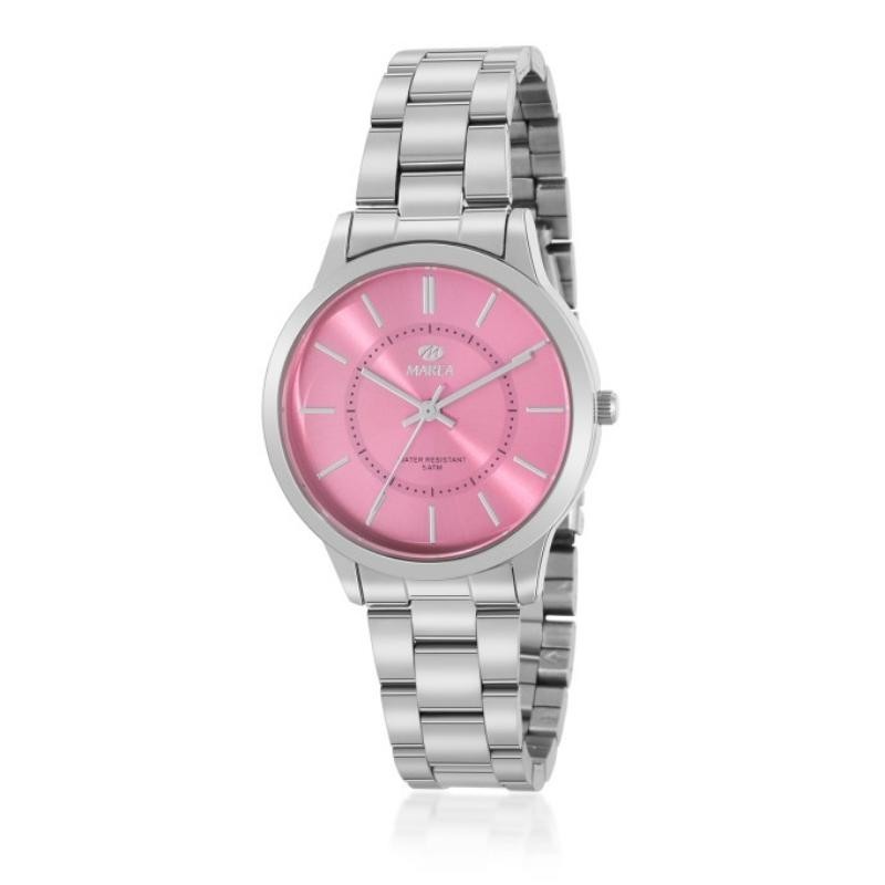 Reloj Analógico Marea B41345/1 Mujer Acero Plateado