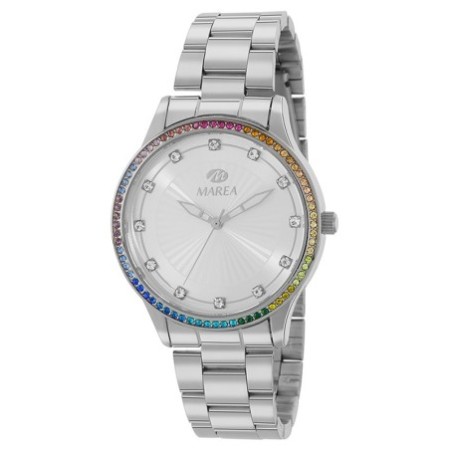 Reloj Analógico Marea B41289/2 Mujer Plateado Circonitas