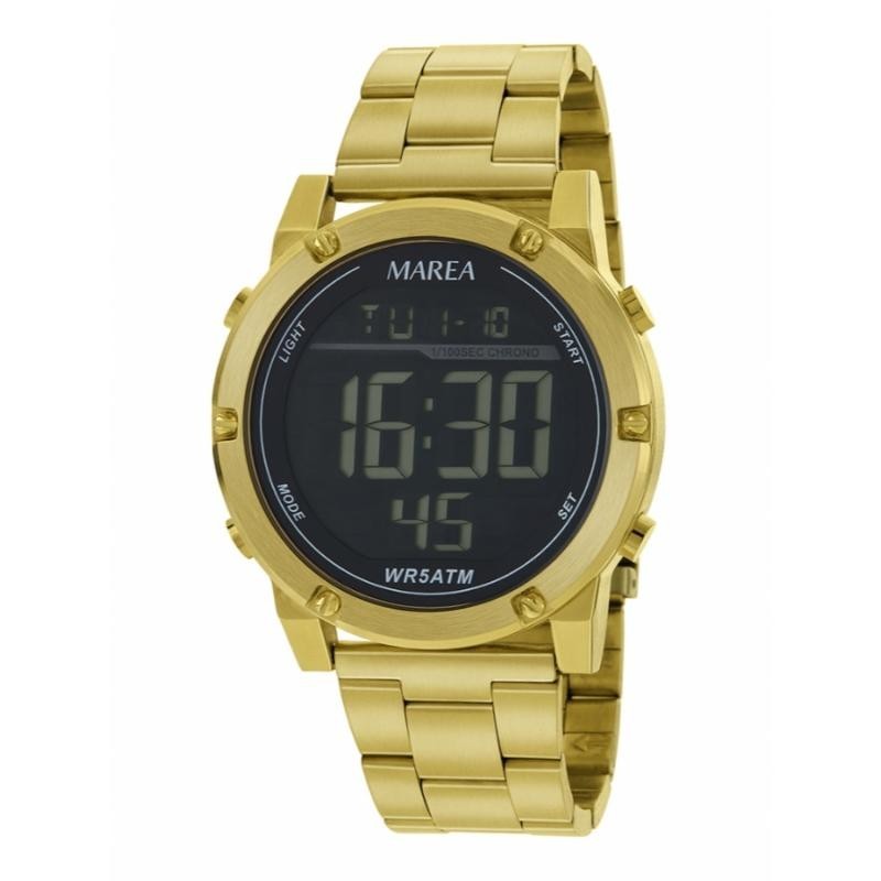 Reloj Digital Marea B35332/4 Hombre Acero Dorado