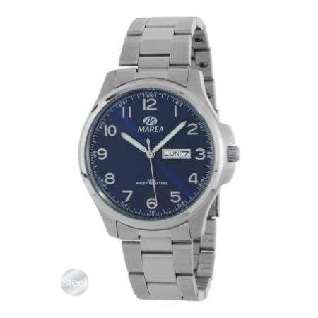 Reloj Analógico Marea B36195/3 Hombre Acero Plateado