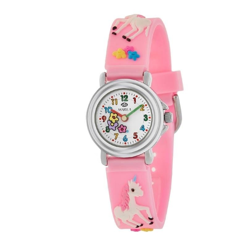 Reloj Analógico Marea B37008/24 Niña Unicornio Rosa