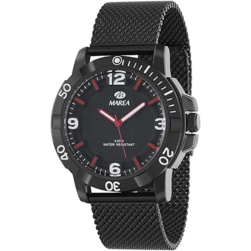 Reloj Analógico Marea B41255/3 Hombre Malla Gris Oscuro