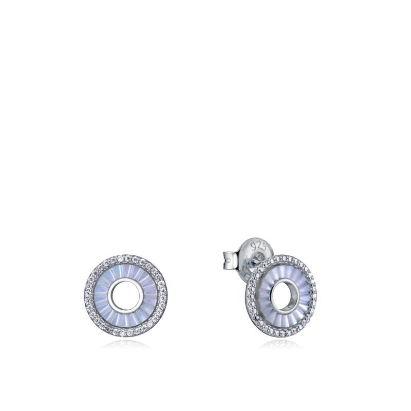 Pendientes Viceroy 13159E000-90 redondos circonitas Plata De Ley Mujer