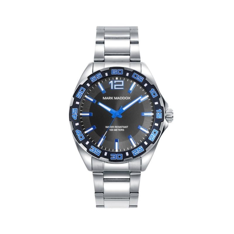 Reloj Mark Maddox HM0143-55 analógico acero plateado hombre