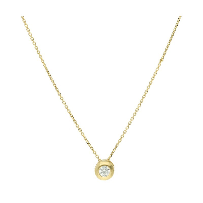 Gargantilla circonita oro 18K